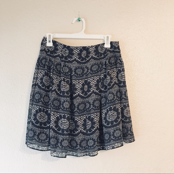 GAP Dresses & Skirts - Gap boho pleated circle skirt knee length 2